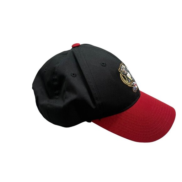 Sacramento RiverCats Black & Red Adjustable Baseball Cap Strapback Hook and Loop - Picture 4 of 9